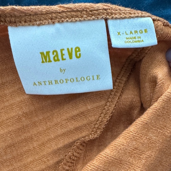 Maeve Orange Long Sleeve Top - Picture 2 of 3